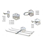 Набор крючков для перфорированной панели 46шт