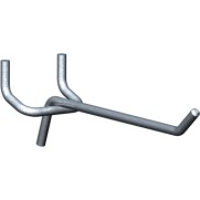 Крючок на перфорацию одиночный 100 мм (5 шт).