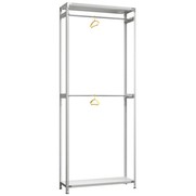 Стеллаж для одежды 3000x1200x400 2 полки