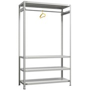 Стеллаж для одежды SFC 2000х1200х500 4 полки 1 штанга