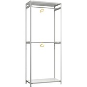 Стеллаж для одежды 3000x1200x600 2 полки