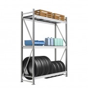 Стеллаж комбинированный для колес  2000х1500х500