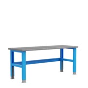 Стол металлический промышленный PLC 2000 мм без ящиков