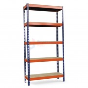 Стеллаж металлический Профи-Т 3000x1240x500 мм. Полки: фанера 5 шт.