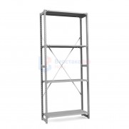 Стеллаж металлический ТСУ Универсал, 2000x1060x500 мм. Полки: метал. усил. 4 шт.