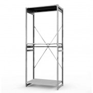 Стеллаж металлический ТСУ Универсал, 2500x1060x500 мм.Штанги: 2шт. Полки: метал. усил. 3 шт.