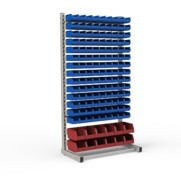 Стеллаж односторонний №3 (1835 х 950 х 510) мм