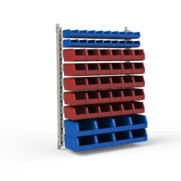 Стеллаж настенный №187 (1370 х 950 х 63)