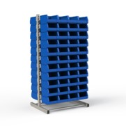 Стеллаж 2-х сторонний №108 (1835 х 950 х 760) мм