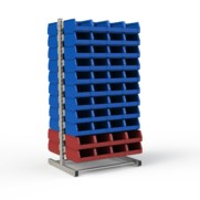 Стеллаж 2-х сторонний №110 (1835 х 950 х 760) мм