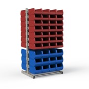 Стеллаж 2-х сторонний №123 (1835 х 950 х 760) мм