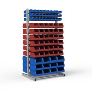 Стеллаж 2-х сторонний №138 (1835 х 950 х 760) мм