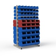 Стеллаж 2-х сторонний №163 (1835 х 950 х 760) мм