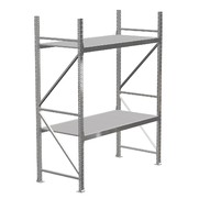Стеллаж СГ Профи 2000х2100х600, 2 яруса, оц.