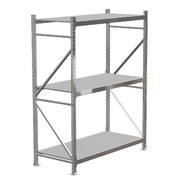 Стеллаж СГ Профи 2000х1200х500, 3 яруса, оц.