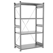 Стеллаж оцинкованный СТ-031 2279x1066x400,  полки 4 шт.
