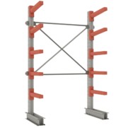 Стеллаж консольный металлический СТ 062 2500x1682x830