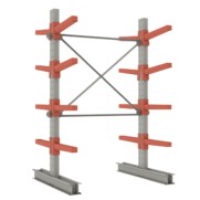 Стеллаж консольный двухсторонний СТ 062 2500х1682х1400