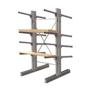 Стеллаж консольный двухсторонний 2500x1695x1600. Нагрузка на консоль 500 кг.