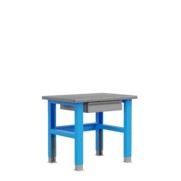 Стол металлический промышленный PLC 1000 мм с ящиком