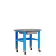 Стол металлический промышленный PLC 1000 мм на колесах