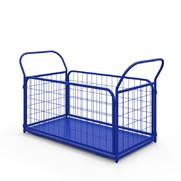 Тележка платформенная с сетчатыми бортами ТС 4 (1200x600 мм, без колес)